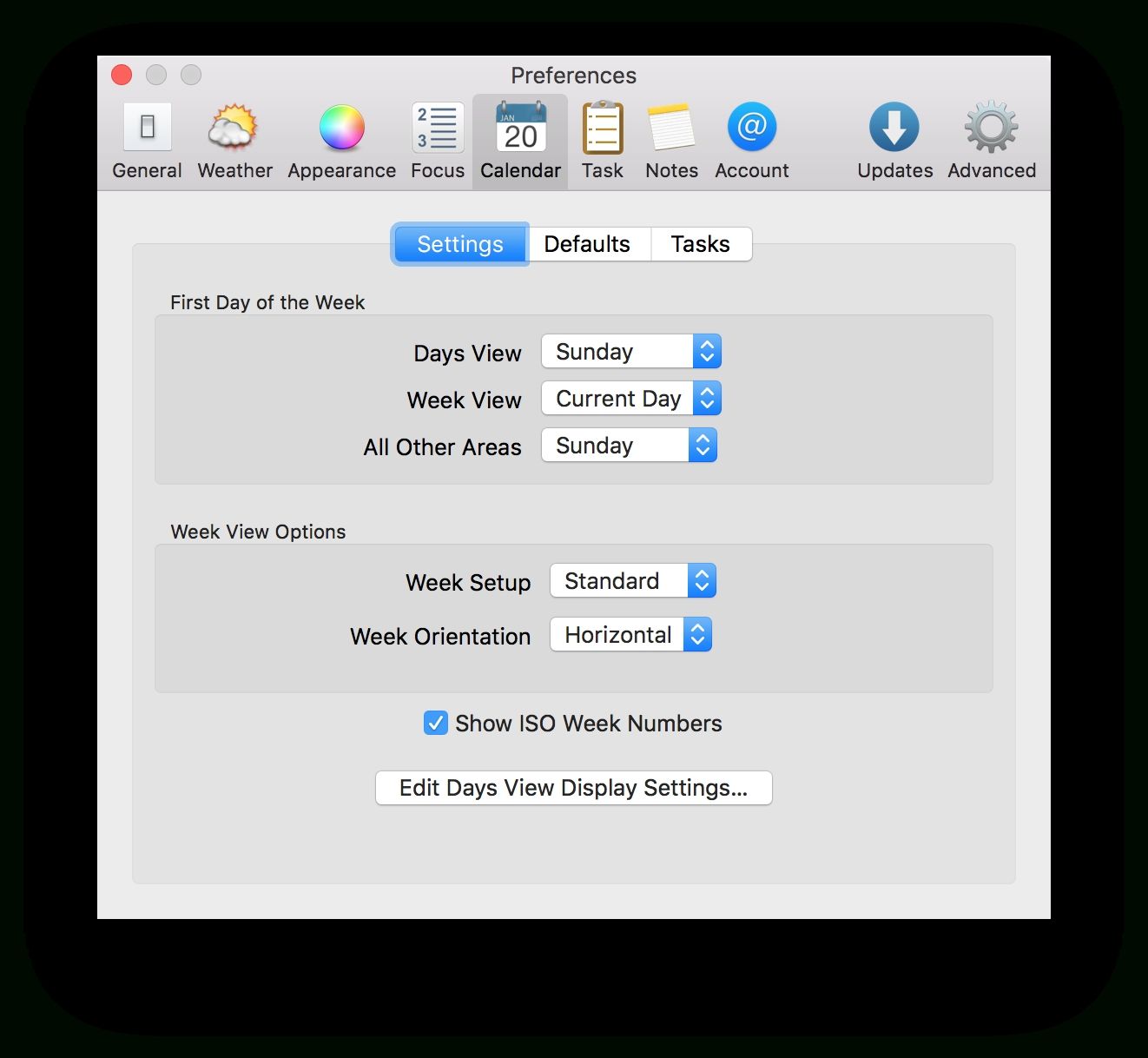 Mac Calendar Printing App